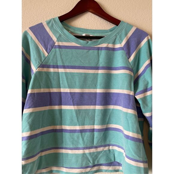 Wildfox striped blue multicolored sweater beachy cozy size‎ small - Picture 3 of 6